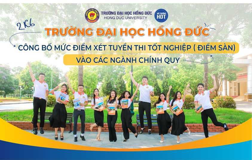 Thông báo mức điểm nhận đăng ký xét tuyển bằng phương thức sử dụng kết quả thi tốt nghiệp THPT năm 2024 vào các ngành đào tạo chính quy trình độ đại học